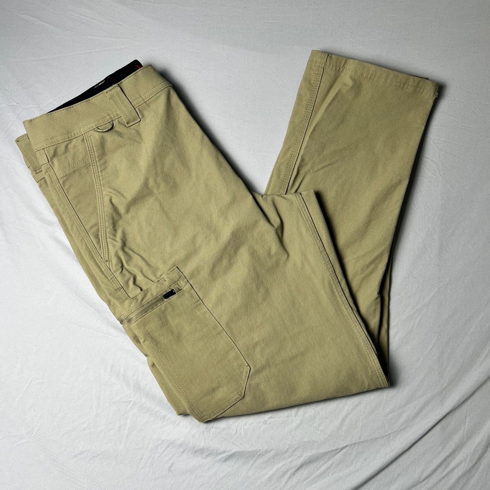 Wrangler ATG Regular Fit Khaki Outdoor Cargo Utility Pants Mens 34x32 1972660